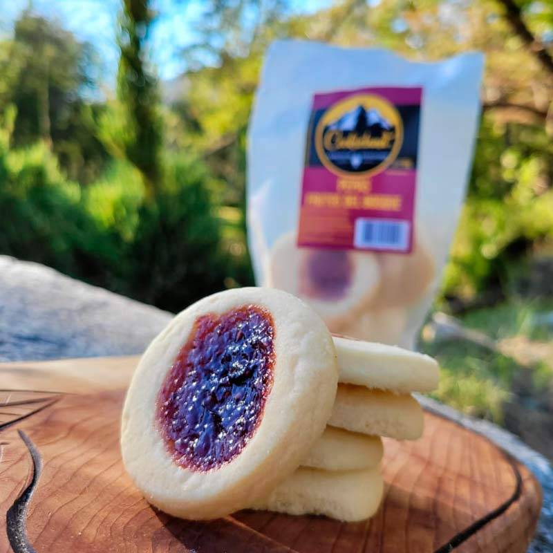 Pepas de frutos del bosque